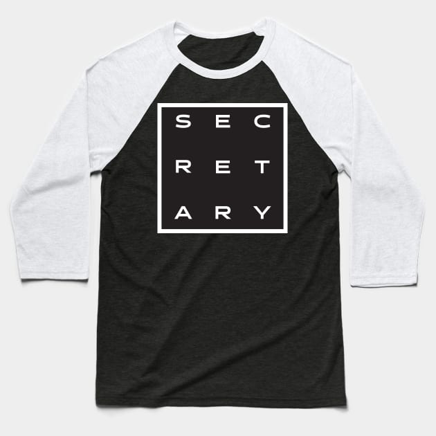 Secretary Baseball T-Shirt by Magic Moon
